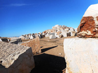 Canteras de Marmol Falsa Ágata. Sierra de Parapanda. Illora, Granada    