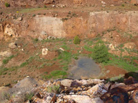 Minas de Ojos Negros. Sierra Menera. Ojos Negros. Teruel.