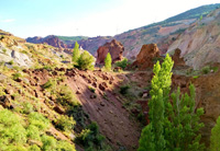 Minas de Ojos Negros. Sierra Menera. Ojos Negros. Teruel.