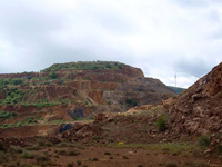 Minas de Ojos Negros. Sierra Menera. Ojos Negros. Teruel.