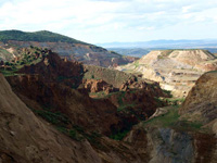 Minas de Ojos Negros. Sierra Menera. Ojos Negros. Teruel.