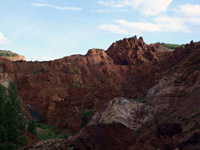 Minas de Ojos Negros. Sierra Menera. Ojos Negros. Teruel.