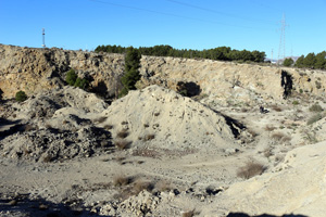 Cantera de Yesos los Garcia. Villena,  Alicante