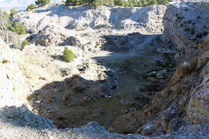 Cantera de Yesos los Garcia. Villena,  Alicante