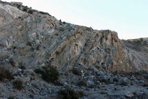 Cantera de Yesos los Garcia. Villena,  Alicante