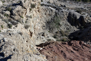 Cantera de Yesos los Garcia. Villena,  Alicante