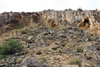 Explotaciones de áridos y yesos. Cabezo del Polavar. Villena 