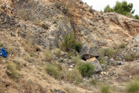 Explotaciones de áridos y yesos. Cabezo del Polavar. Villena 