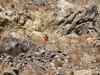 Cantera de Metabasitas EL Oriolet. Orihuela. Alicante   