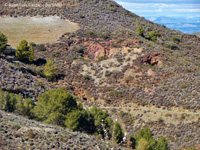 Mina de cobre las Tres Niñas. Rambla de la Carrasquilla. Lorca.  Murcia 