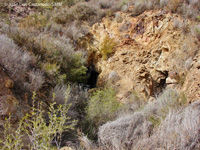 Mina de cobre las Tres Niñas. Rambla de la Carrasquilla. Lorca.  Murcia 