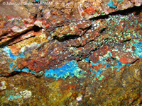 Mina de cobre las Tres Niñas. Rambla de la Carrasquilla. Lorca.  Murcia 