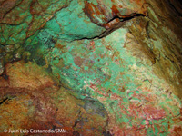 Mina de cobre las Tres Niñas. Rambla de la Carrasquilla. Lorca.  Murcia 